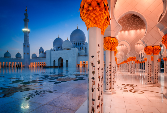 Night View of Mosque